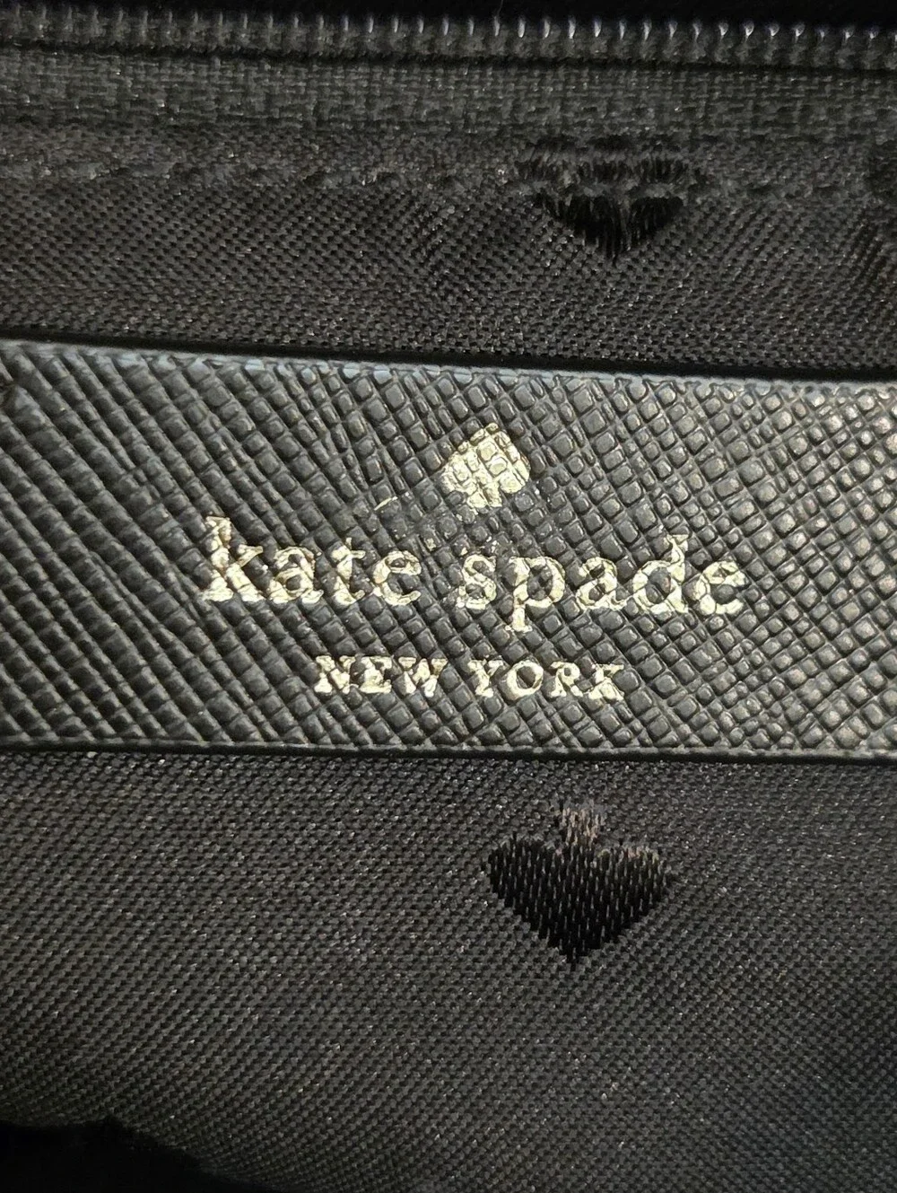 Kate Spade NY Large Textured Work Tote Black Office Laptop Bag